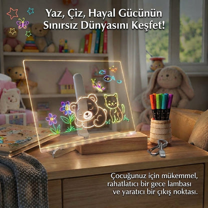 Vlelnora Akrilik led yazı tahtası